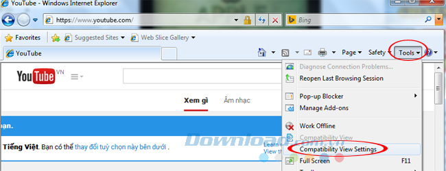 Chọn vào Tools Khắc phục các lỗi do Flash hiệu quả nhất - Phần 2