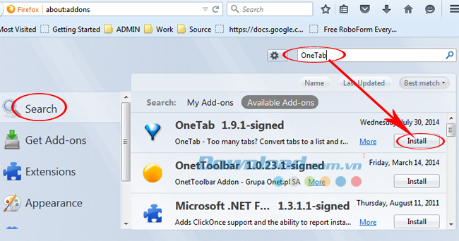 Tăng tốc trình duyệt cực hiệu quả với OneTab