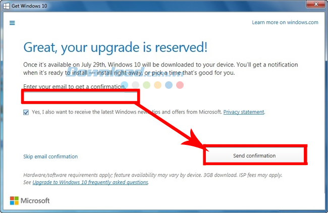 Nâng cấp lên Windows 10 từ Windows 7, 8