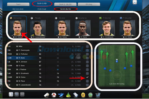 Cách thiết lập đội hình và chiến thuật trong FIFA Online 3