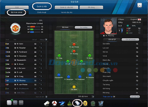 Cách thiết lập đội hình và chiến thuật trong FIFA Online 3