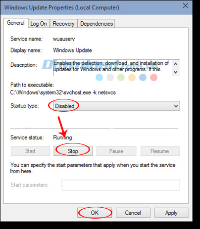 Thay đổi thông tin Cách không cho Windows 10 tự động cập nhật hiệu quả nhất