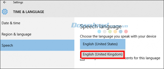 Cách bật tính năng Cortana trên Windows 10 ở Việt Nam