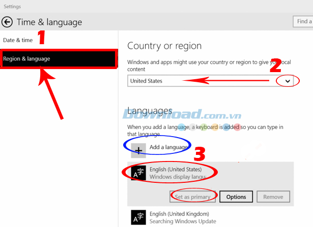 Cách bật tính năng Cortana trên Windows 10 ở Việt Nam