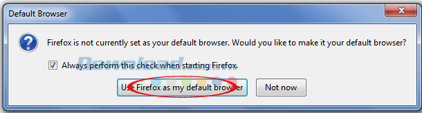 Dùng Firefox làm mặc định Cách đổi trình duyệt mặc định trên Windows 10