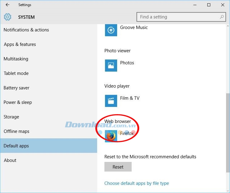Thay thế thành công Cách đổi trình duyệt mặc định trên Windows 10