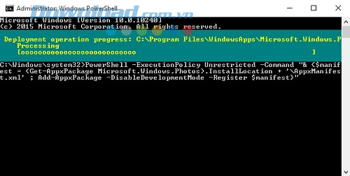 Đặt lệnh thành công Cách sửa lỗi Windows Store trên Windows 10 nhanh nhất