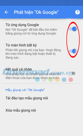 Cách dùng OK Google trên Andorid 