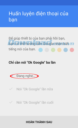 Cách dùng OK Google trên Andorid 