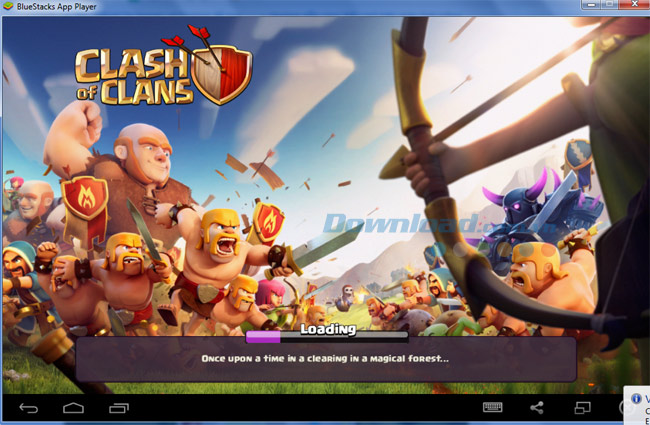 Quá trình tải game sẽ mất chút xíu thời gian