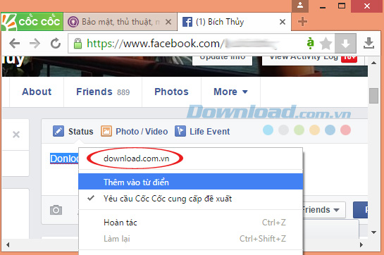 Cốc Cốc sửa lỗi chính tả Cốc Cốc sửa lỗi chính tả