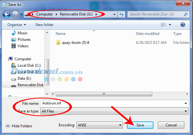 Đặt tên và chọn cách lưu file Host Đặt tên và chọn cách lưu file Host
