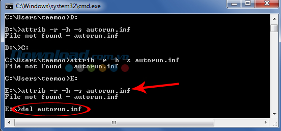 lệnh tìm và diệt virus lệnh tìm và diệt virus