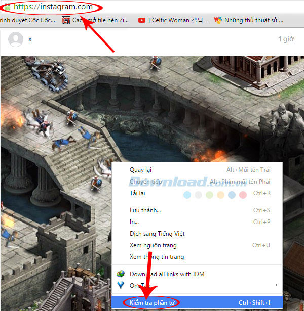 Kiểm tra phần tử của ảnh