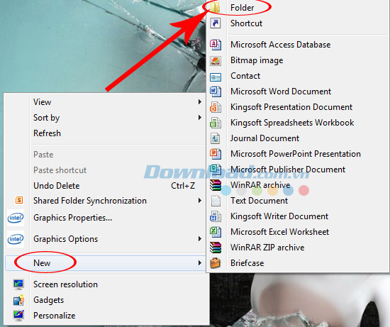 Tạo một file mới Tạo một file mới