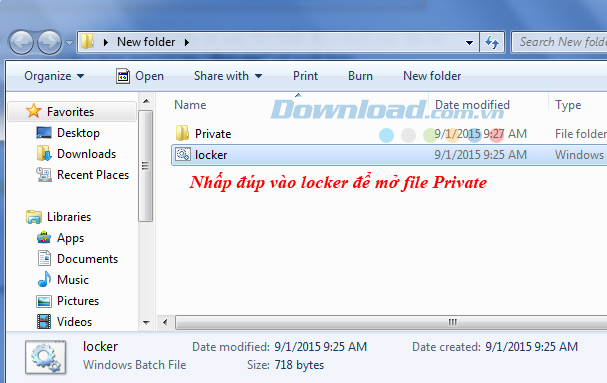 Mở file Private Mở file Private