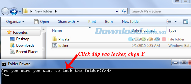 Chọn Y để save dữ liệu vào file bảo mật Chọn Y để save dữ liệu vào file bảo mật