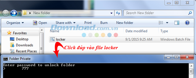 Nhấp đúp để mở file Nhấp đúp để mở file