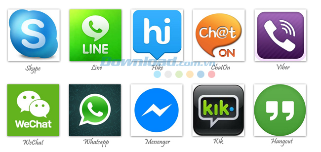 Một vài các OTT đã, đang có mặt tại Việt Nam