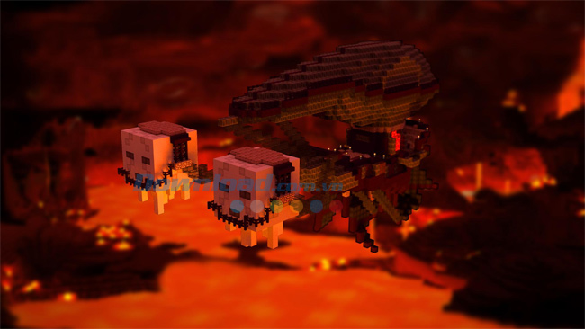 Ma Địa Ngục (Ghast) trong nether