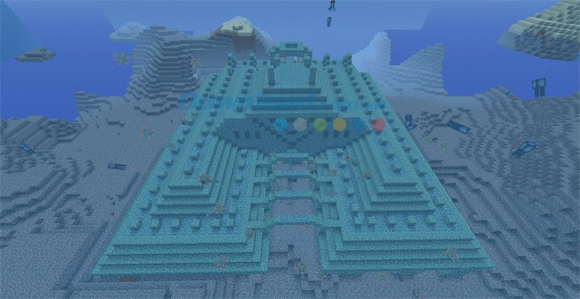 Lâu đài dưới đáy biển là một địa danh khác trong Minecraft