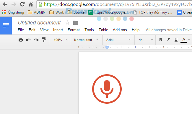 Di chuyển mic tới vị trí khác