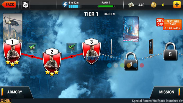 Bản đồ game Unkilled Bản đồ game Unkilled