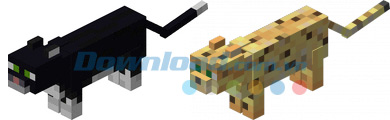 Mèo rừng trong game Minecraft