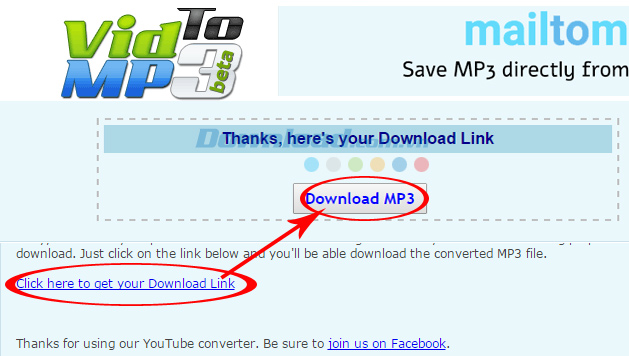 Download từ trang vidtomp3