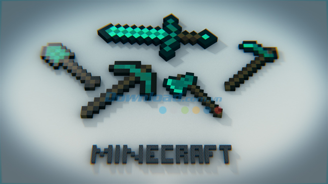 Các công cụ trong game Minecraft được phù phép