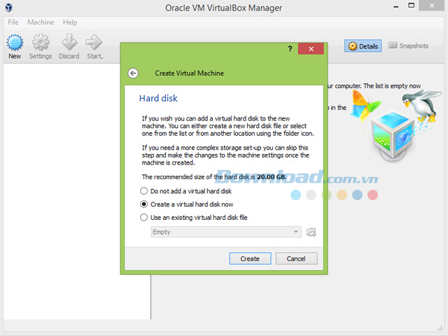 Tạo ổ đĩa ảo Tạo ổ đĩa ảo