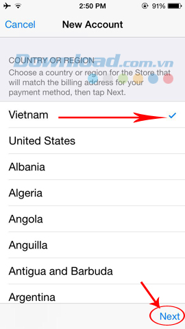 Chọn Việt Nam, next
