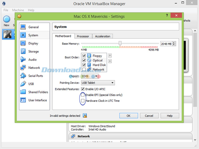 Bỏ chọn hai tính năng mở rộng Bỏ chọn hai tính năng mở rộng