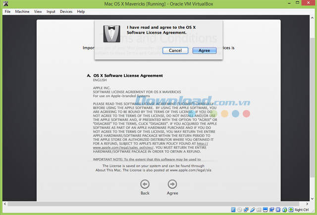 Chọn Agree lần nữa Chọn Agree lần nữa