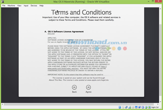 Chọn Agree để đồng ý điều khoản Chọn Agree để đồng ý điều khoản