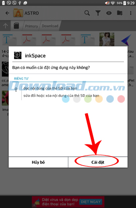 Nhấp để cài đặt