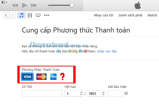 Tạo tài khoản apple id bằng itunes