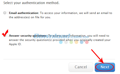 Chọn một trong hai cách để khôi phục mật khẩu Apple Chọn một trong hai cách để khôi phục mật khẩu Apple