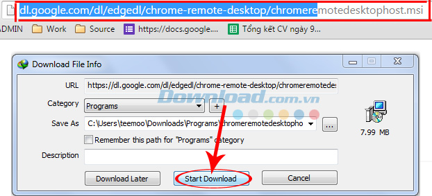 Tải về công cụ remote Tải về công cụ remote