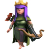 Quân Queen trong game clash of clans    