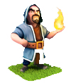 Quân Wizard trong game clash of clans    