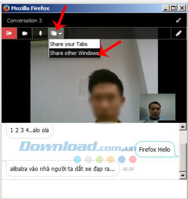 cách chia sẻ màn hình