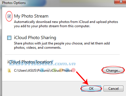 sao lưu ảnh sao lưu ảnh