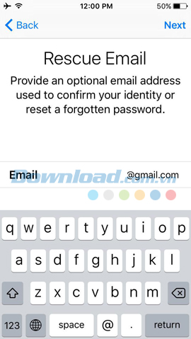 Địa chỉ mail bổ sung