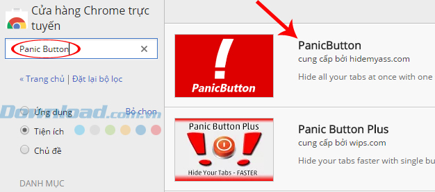 Panic button Panic button