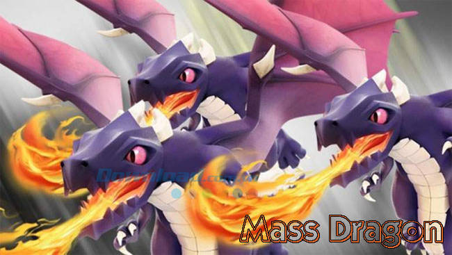 Chiến thuật "toàn rồng" trong clash of clans