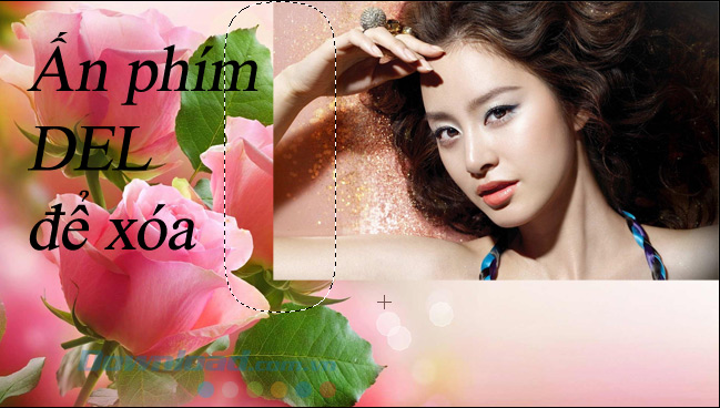 Xóa đi phần ảnh phân tách