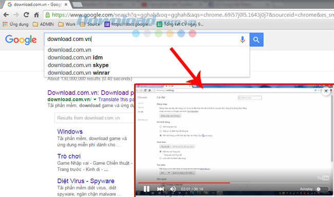 Sideplayer ở trang mới
