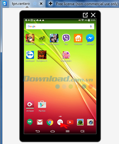 Màn hình thiết bị Android trên máy tính Màn hình thiết bị Android trên máy tính