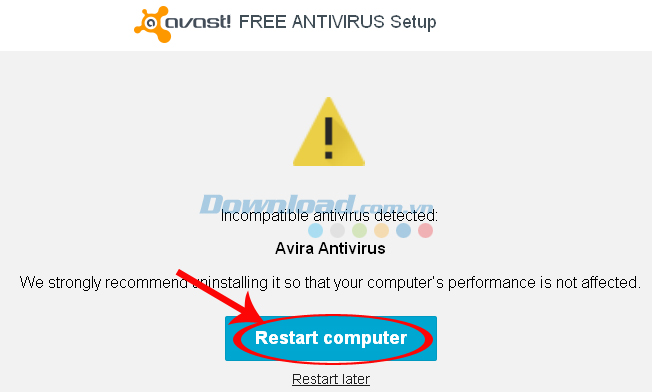 Restart máy tính